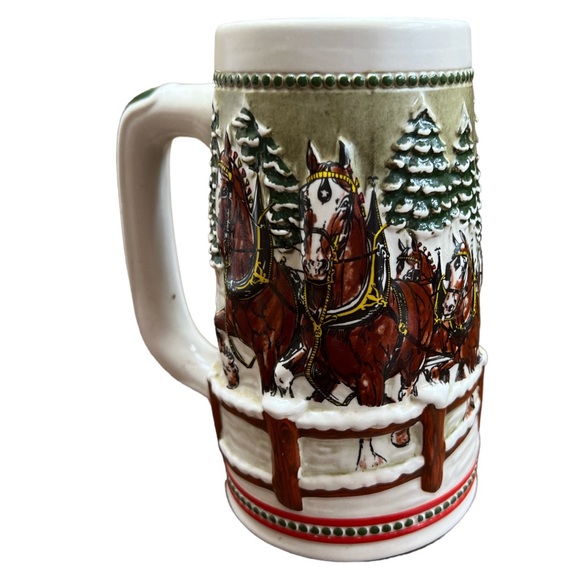 Vintage Budweiser Stein - 1984 Limited Edition - Anheuser Busch Clydesdales - Picture 2 of 6